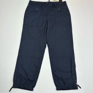 Talbots Women's NWT Navy Blue Y2K Signature Athleisure Utility Pant 2P/W29/L23